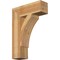 Ekena Millwork Thorton Block Rough Sawn Bracket, Western Red Cedar, 6"W x 20"D x 28"H BKT06X20X28THR05RWR - alternate 1